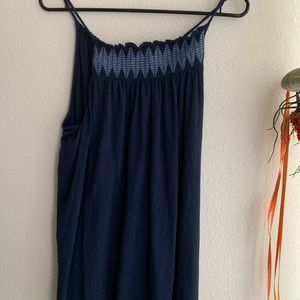 flow-y blue tank top